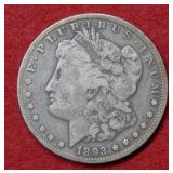 1893 CC Morgan Silver Dollar Coin