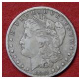 1895 S Morgan Silver Dollar Coin