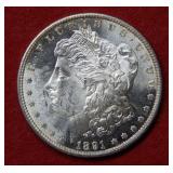 1891 S Morgan Silver Dollar Coin
