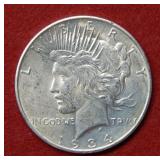 1934 D Peace Silver Dollar Coin