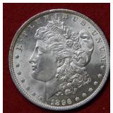 1896 Morgan Silver Dollar Coin