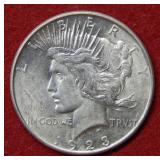 1923 D Peace Silver Dollar