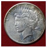 1927 Peace Silver Dollar Coin