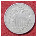 1868 Shield Nickel