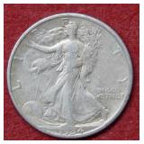 1934 D Walking Liberty Silver Half Dollar Coin