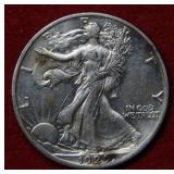 1929 S Walking Liberty Silver Half Dollar Coin