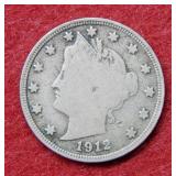 1912 S Liberty Head Nickel