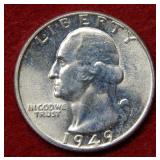 1949 Washington Silver Quarter