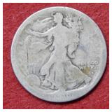 1916 D Walking Liberty Silver Half