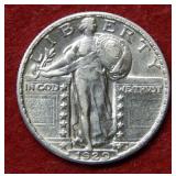 1929 Standing Liberty Silver Quarter