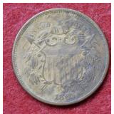 1865 Two Cent Piece