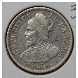 1904 Panama 5 Centesimos