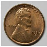 1936 D Lincoln Wheat Cent