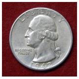 1942 D Washington Silver Quarter