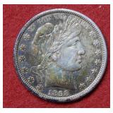1898 S Barber Silver Half