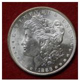 1886 Morgan Silver Dollar Coin