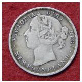 1894 Newfoundland Twenty Cent Piece