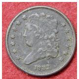 1832 Bust Half Cent