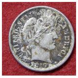1916 Barber Silver Dime