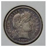 1916 Barber Silver Dime