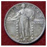 1929 S Standing Liberty Silver Quarter