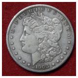 1903 S Morgan Silver Dollar Coin