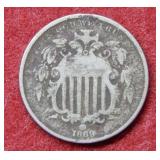 1869 Shield Nickel