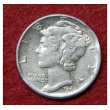 1943 Mercury Silver Dime