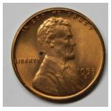 1953 S Lincoln Wheat Cent