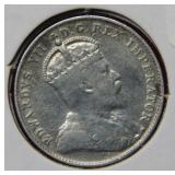 1904 H Canada/Newfoundland Silver Dime