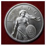 2018 Standing Freedom 2oz Silver Round***