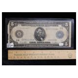 1914 $5 Federal Reserve Note