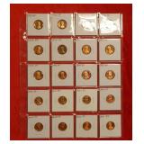 (20) Proof Lincoln Cents back to 1957