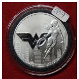 2021 Nuie Wonder Woman 1oz .999 Silver