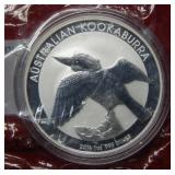 2011 Australia 1oz Silver Kookaburra Coin
