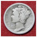 1921 Mercury Silver Dime