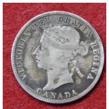 1900 Canada Silver Quarter