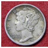 1923 Mercury Silver Dime