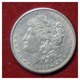 1895 O Morgan Silver Dollar