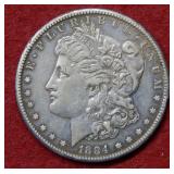 1884 CC Morgan Silver Dollar