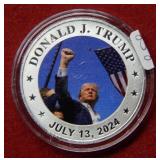 1oz .999 Silver Round - Trump 'Fight Fight Fight'