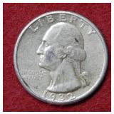 1932 D Washington Silver Quarter - Key Date
