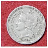 1881 Three Cent Nickel
