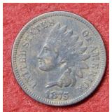1875 Indian Head Cent