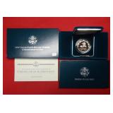 1997 US Botanic Garden Proof Silver Dollar