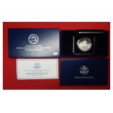 2002 US Military Academy Proof Silver Dollar