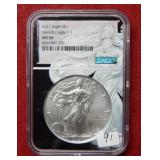 2021 Silver Eagle Type I 1oz NGC MS69