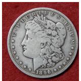 1896 S Morgan Silver Dollar