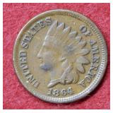 1864 Indian Head Cent - Bronze