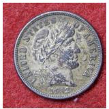 1912 Barber Silver Dime